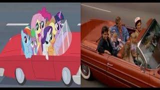 MLP Foal House & Full House intro comparison (Side-By-Side)