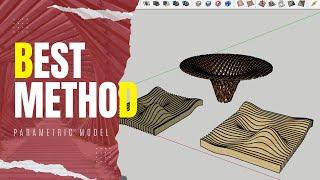 Parametric structures in SketchUp | QUICK TUTORIAL | Part 1 | Slicer Sandbox