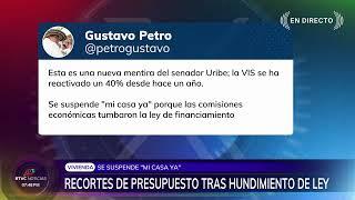 Suspensión de subsidios para viviendas es consecuencia del hundimiento de la Ley de Financiamiento