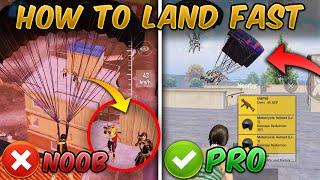 How to Land Fast in PUBG MOBILE & BGMI (Tips and Tricks) Guide/Tutorial Handcam