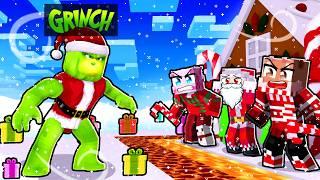 GRINCH vs *CEA* mai SECURIZATA BAZA a lui Mos Craciun in Minecraft!