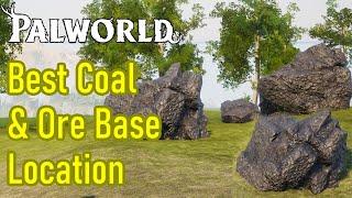 Palworld how to get coal, best coal farming spot, coal and ore base location, best base location
