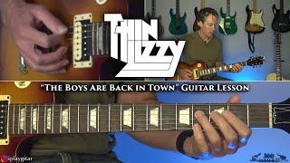 Thin Lizzy - The Boys Are Back In Town Guitar Lesson