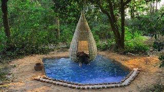 Dig The Cliff Building The Most Swimming Pool Under Nest Tree House