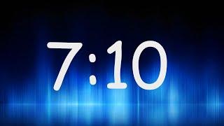 7:10 Minutes Timer / Countdown from 7min 10sec