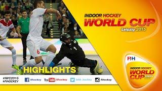 Russia vs Iran - Highlights Men's Indoor Hockey World Cup 2015 Germany Quarter-Final