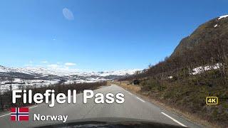 ROAD TRIP Norway | Driving Over Stunning FILEFJELL PASS in 4K