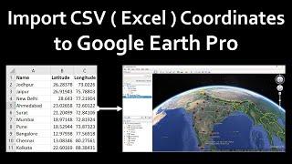 How to Import Latitude & Longitude Coordinates to Google Earth (from a CSV file)