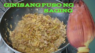 vlog84- Ginisang puso ng saging