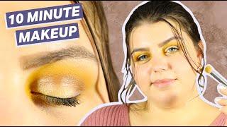 How To Do a Quick and Easy Yellow Eyeshadow Makeup (Fall Makeup Look)