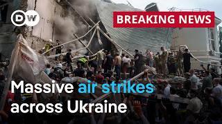 Russia launches massive air strikes across Ukraine | DW News