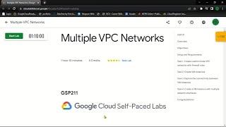 Multiple VPC Networks [ GSP211 ] Google Cloud Lab Solution