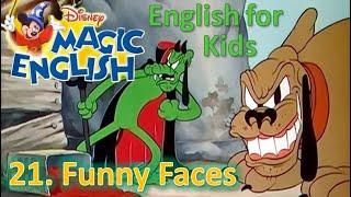 Magic English Ep. 21 -  Funny Faces (HD) | Original version - Без перевода