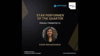 Areteans Star performers Of The Quarter| Pega Gold Partner & Rising Star Awardee| All Things Pega.