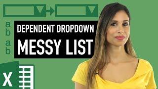 Find Multiple Matches & Dependent Drop Down List in Excel (Unsorted Tabular Data Set)
