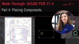 How to Place Components in OrCAD PCB Editor 17.4