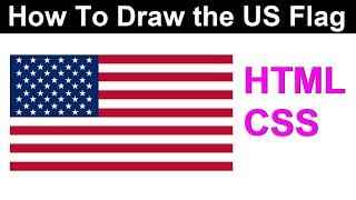With HTML-CSS, Draw the Flag of the United States of America