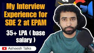 I cleared the EPAM Systems Interview | SDE-2 Interview Experience & Tips | DSA & LLD resources| java