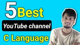 5 best YouTube channel for C language||BCA students||best YouTube channel for BCA students