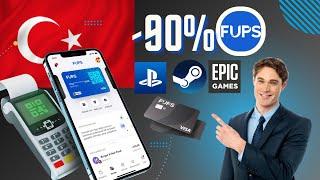 " Playstation Funds Add Easy with Fups Virtual Turkish Card Account – Game On for Cheap Gaming! "