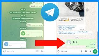 How To Forward Voice Message From Telegram To Whatsapp