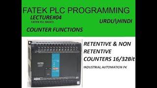 FATEK PLC USING OF COUNTERS (WinProLadder)