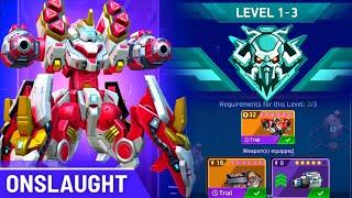 Scorpius Onslaught NEW PvE Mode - Level 1 2 3 - Mech Arena