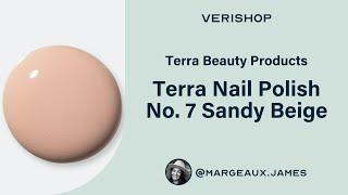 Terra Beauty Products Terra Nail Polish No. 7 Sandy Beige Review