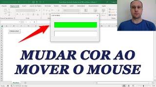 Alterar COR de Textbox Excel VBA ao Mover o Mouse