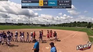 Titans 14u vs SIS 14U Pragle/Robbins (2024.07.21)