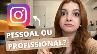 TER UM ÚNICO PERFIL OU SEPARAR? | Instagram de Psicologia