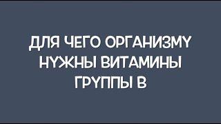 Что нужно знать о витаминах группы B? Для чего они нужны нашему организму?