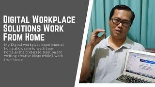 Digital Workplace Solutions Work From Home | My Digital Workplace Experience