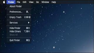 How to “Quit” the Finder in OS X