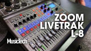 Battery-powered podcasting station, Zoom LiveTrak L-8