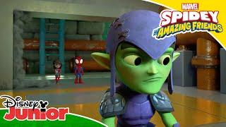 Gobby Gets Flushed  | Spidey and His Amazing Friends ️ | Disney Junior Arabia