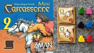 WHAT'S NEW Carcassonne Mini-Expansion The Messengers and PLAYTHROUGH