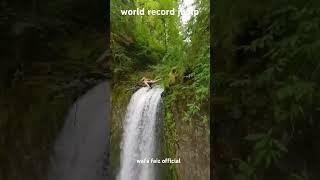 world record jump. #waterfall #nature #drone #fpvlove #fpvtv #travel #adventure