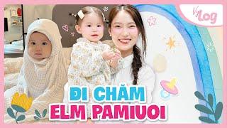 Vy hỏi, Pamiuoi Trả lời | Một ngày chăm em bé cùng Vy | VyTalk