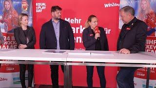 win2day Austrian Women's Hockey League: Neugründung der Damen Eishockey Liga (Pressekonferenz 2024)