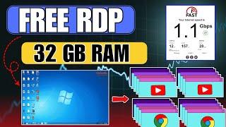 How to Create RDP for Lifetime 2025 | 16 GB Ram | No Crédit/Débit Card Required | Fast Internet 