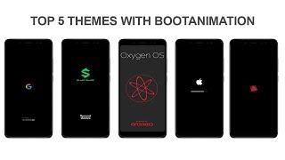 MIUI 12 Top 5 Themes With Bootanimation | Top 5 Bootanimations | Official Theme Store Download Link