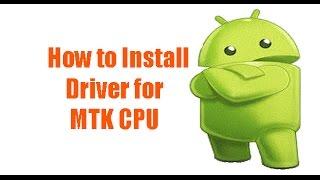 How to Install MTK Android USB Driver