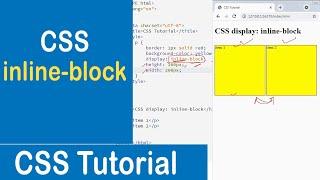 #28 CSS Display: inline-block | CSS Tutorial