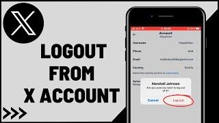 How to Logout Of X (Twitter) Account