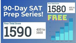 Day 2 of 90 Days of Free SAT Prep Lessons! By a 1590 SAT Scorer! Math Equations and Grammar Rules!!!