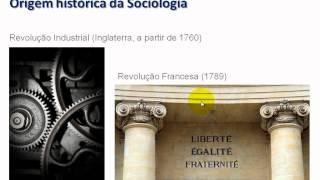 Aula de Sociologia. Sociologia como ciência, origem da Sociologia