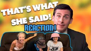 THE OFFICE That’s What She Said Moments - Reaction!