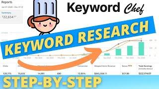 Keyword Chef for Keyword Research Training | Amazon Affiliate Marketing