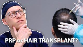 PRP vs Hair Transplant | Dr. Gary Linkov